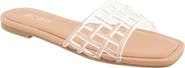 BCBG Maria Clear Slide Sandal