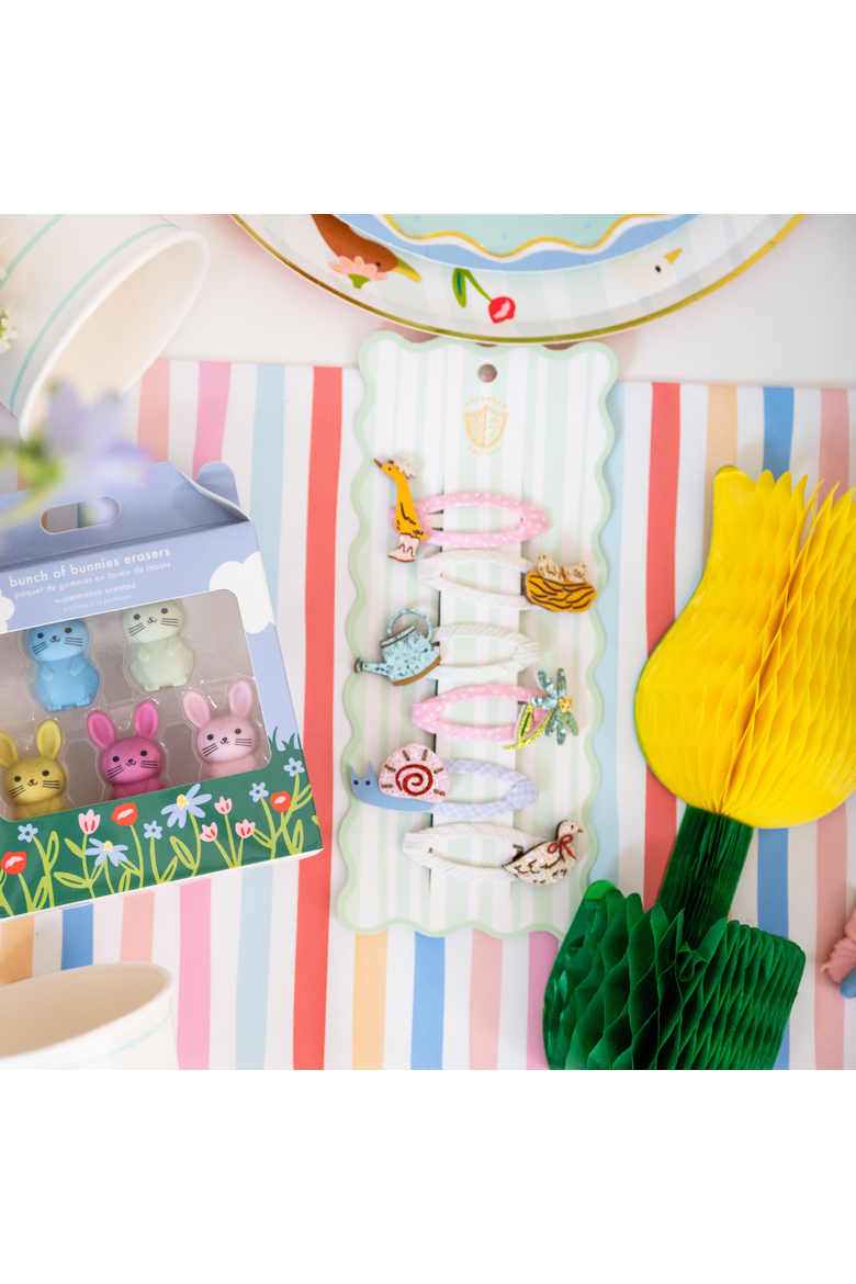 Silly Goose Garden Hair Clip Set, Alternate, color, Assorted Pre-Pack
