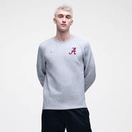Nike Men's Nike Heather Gray Alabama Crimson Tide Tech Fleece Raglan Sweatshirt