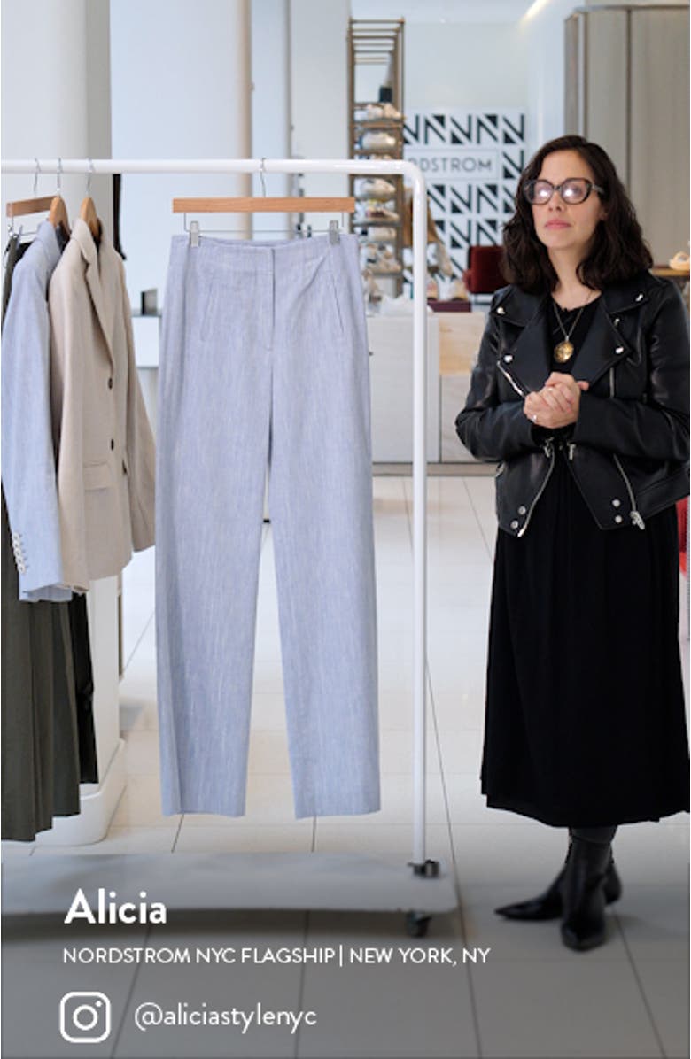 Jude Wide Leg Cotton Blend Pants, sales video thumbnail