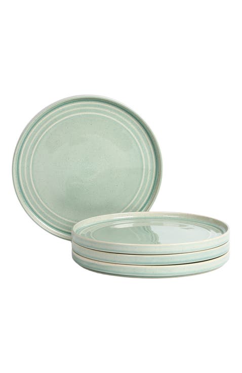 Claire Stoneware 4-Piece Dinner Plate Set