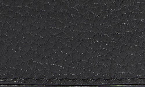 Johnston & Murphy Two-tone Leather Card Case In Navy Black