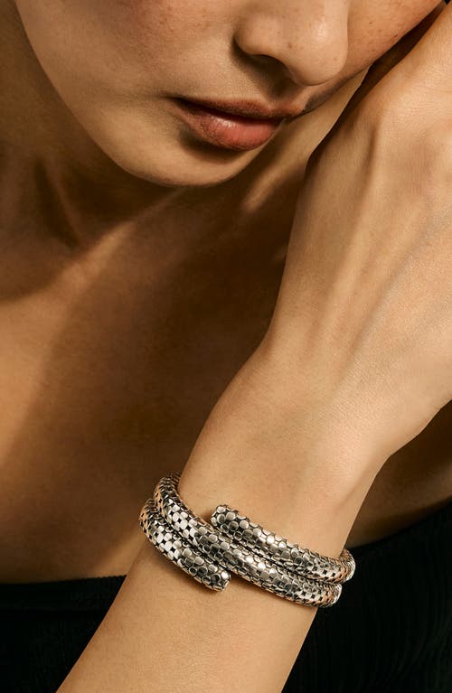 John Hardy Dot Coil Bracelet In Silver