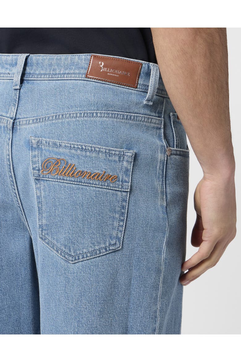 Denim Shorts Bb Signature Men, Alternate, color, lightblue