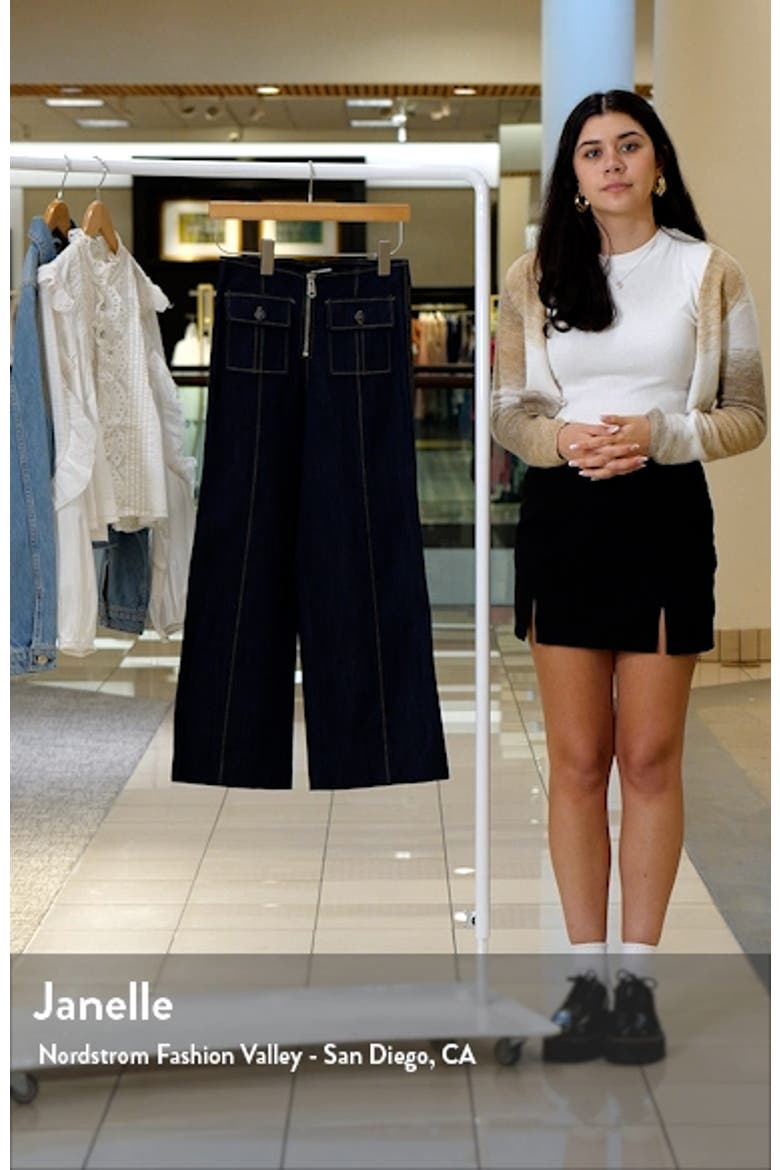 Azure Crop Wide Leg Jeans video