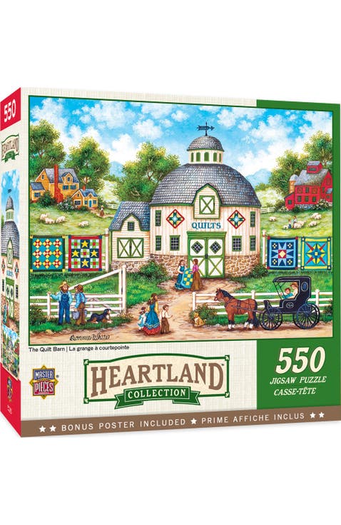The Quilt Barn 550 Piece Jigsaw Puzzle