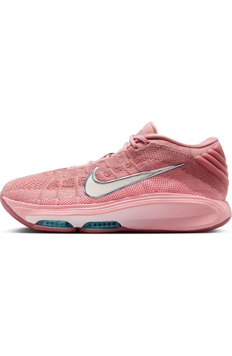 Nike G.T. Hustle 3 Basketball Shoe, Alternate, color, Red Stardust/ Pale Ivory