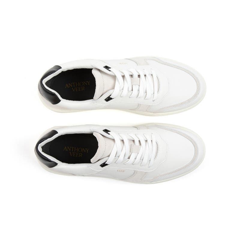 Anthony Veer Acton Court Sneaker, Alternate, color, White Black Multi