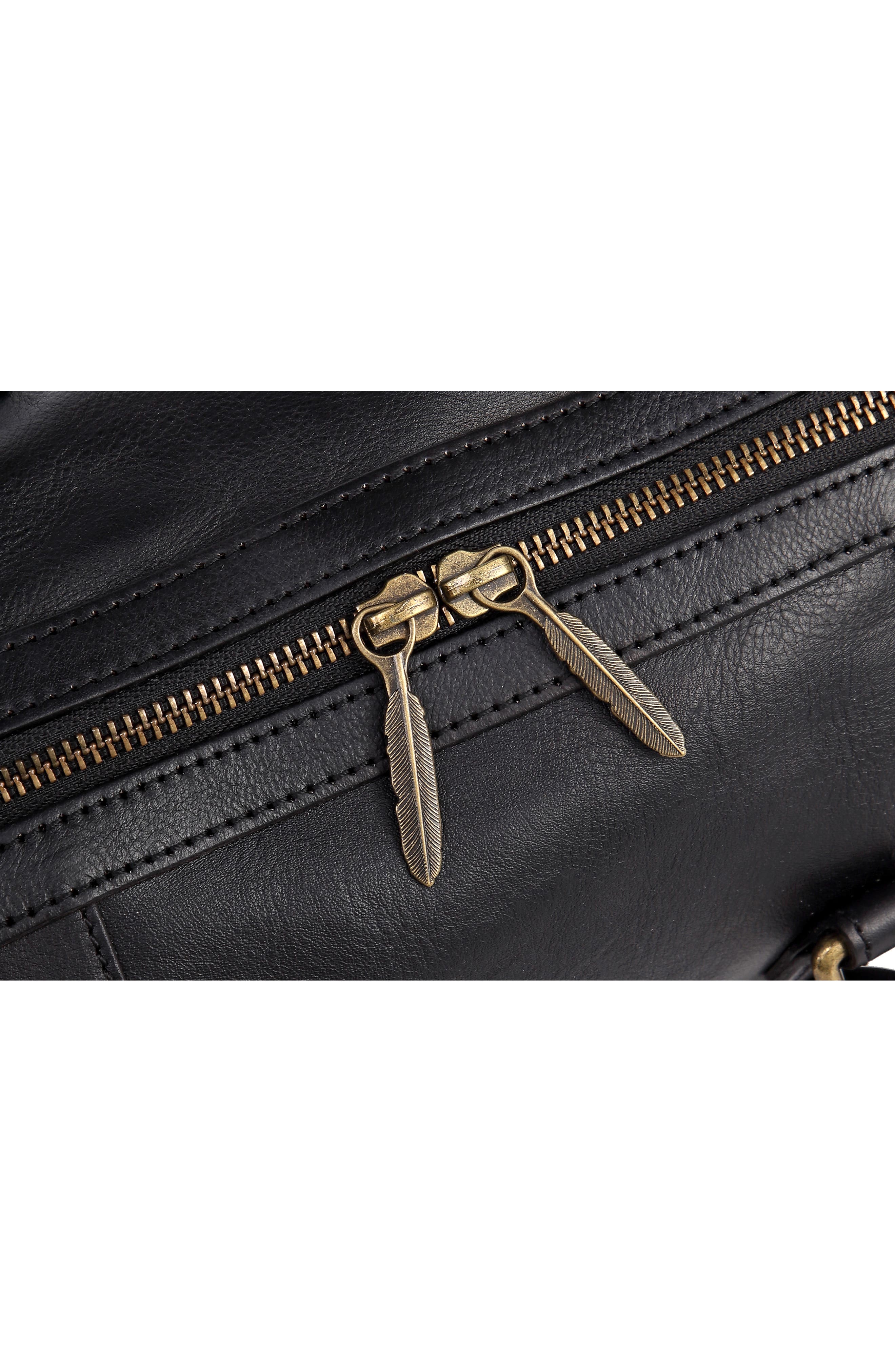 OLD TREND Mini Trunk Leather Crossbody Bag, Alternate, color, 