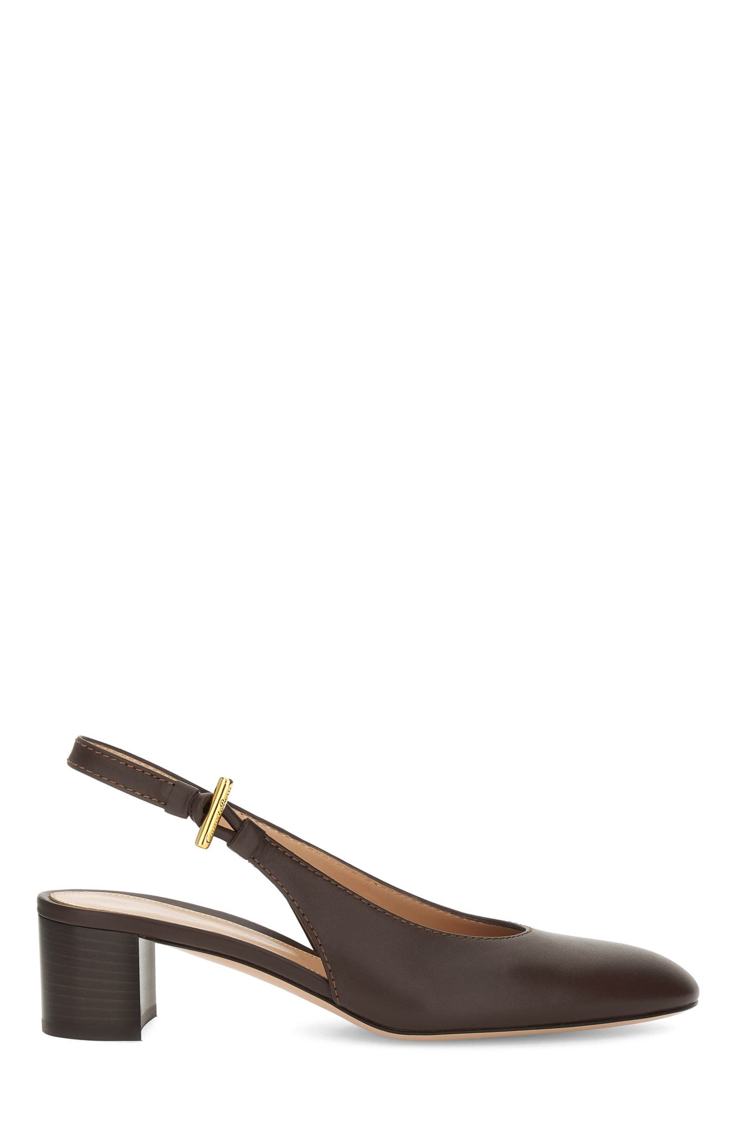 Anais Slingback, Main, color, Brown Calf Leather