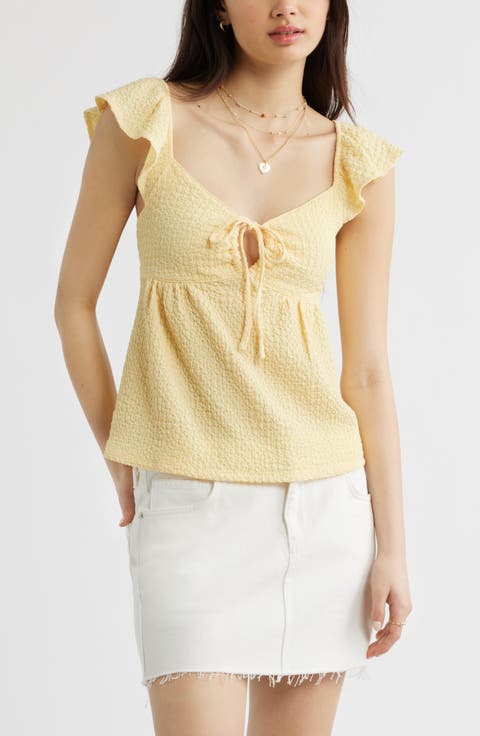 Flutter Sleeve Top