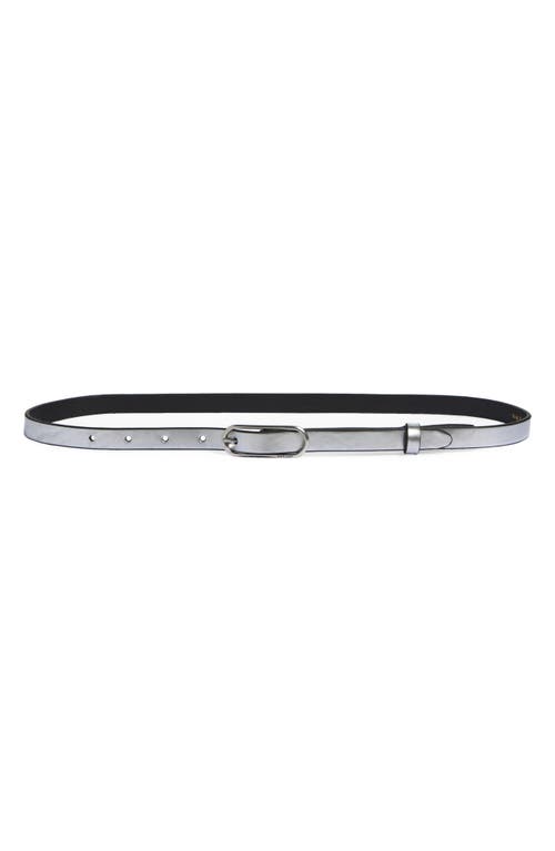 Rag & Bone Baby Rounded Rebound Slim Leather Belt