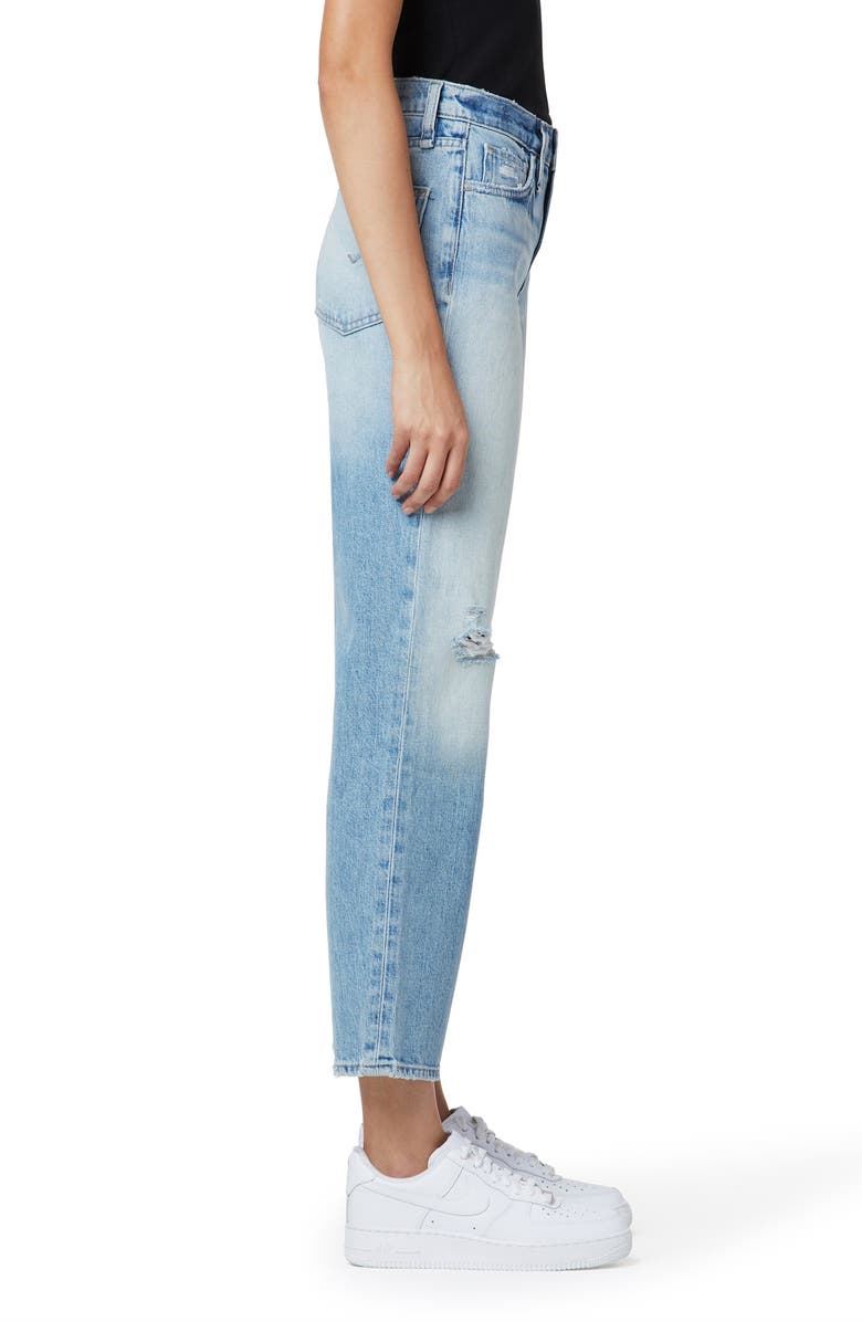 Hudson Jeans Remi Ripped High Waist Ankle Straight Leg Jeans, Alternate, color,