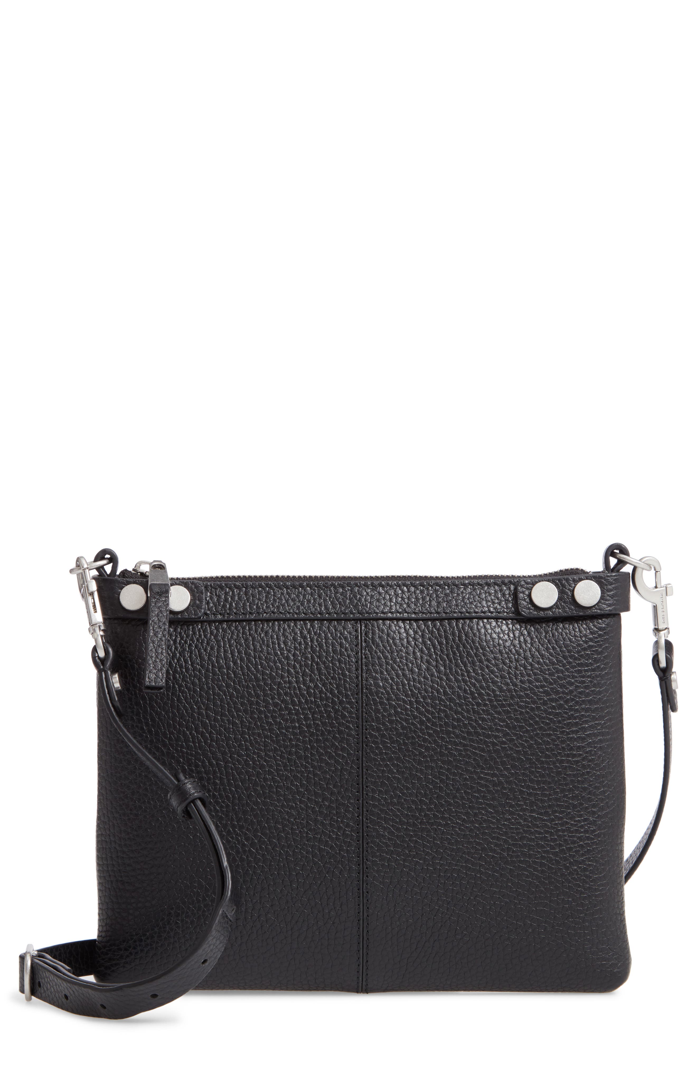 Treasure & Bond Sloane Pebbled Leather Crossbody Bag, Main, color, 