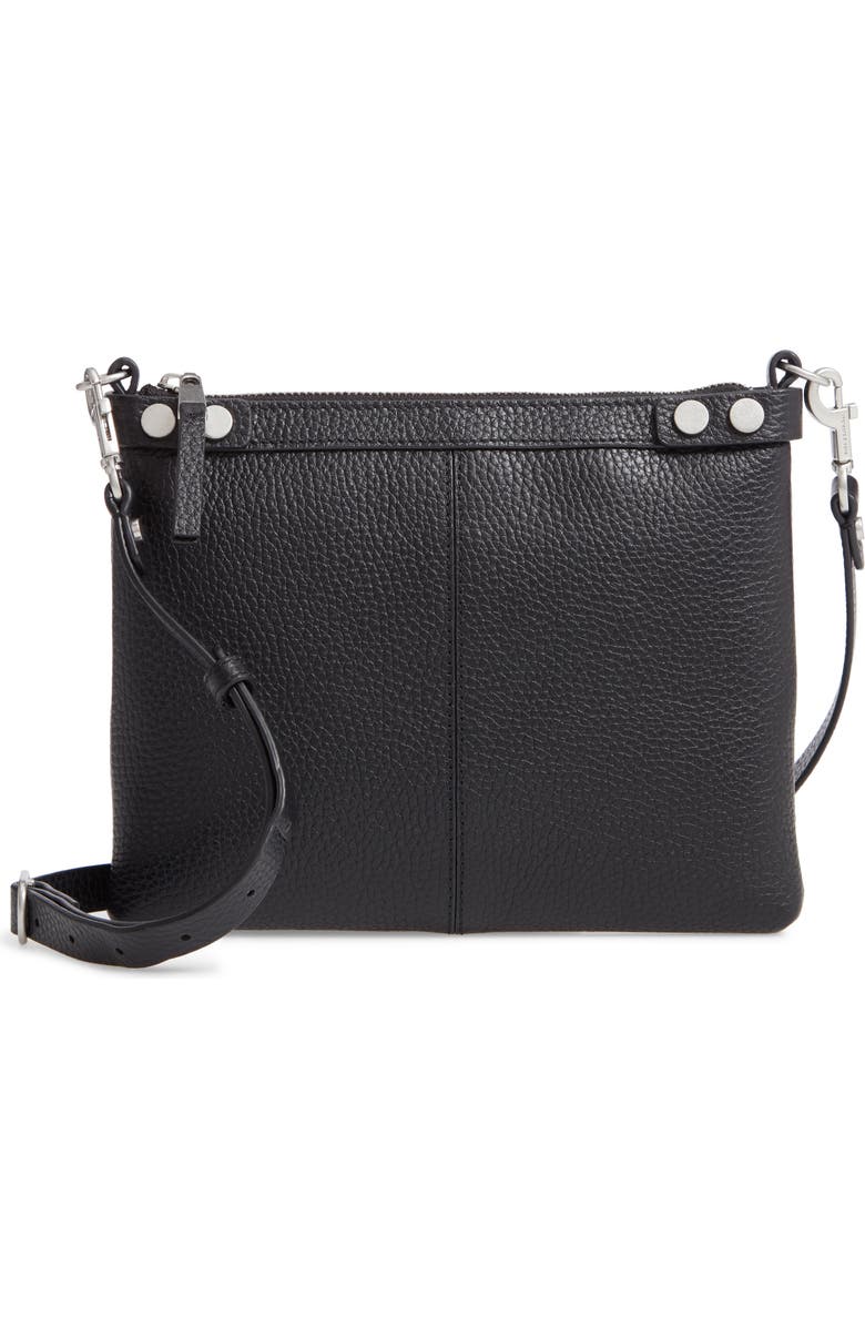 Treasure & Bond Sloane Pebbled Leather Crossbody Bag, Main, color,