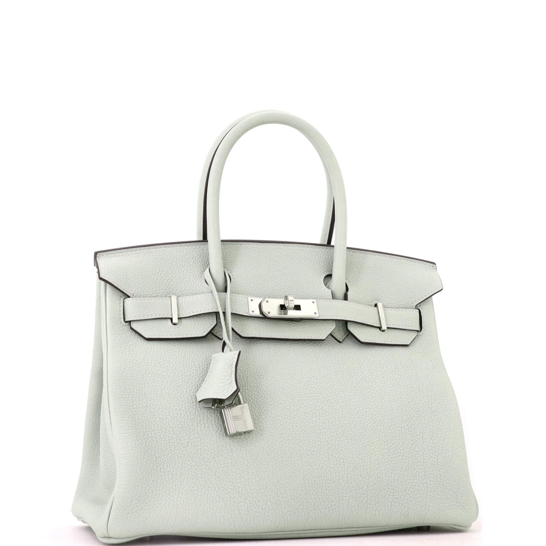 Birkin Handbag Grey Togo with Palladium Hardware 30, Alternate, color, Grey