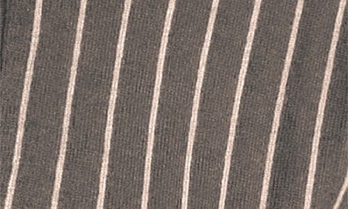 Deluc Moe Stripe Cardigan In Gray