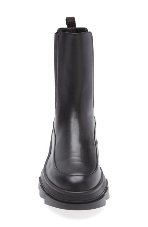 Stuart Weitzman Noho Lug Sole Chelsea Bootie In Gray