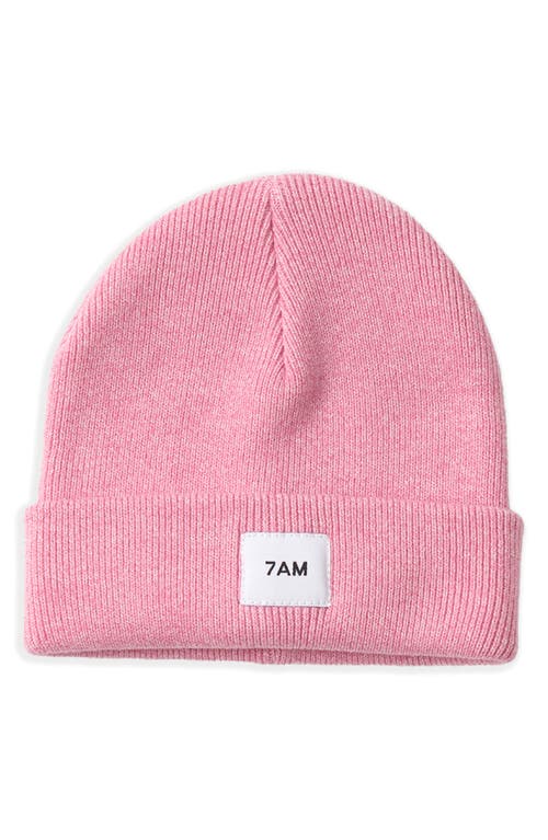 7 A.M. Enfant Kids' Heathered Beanie in Pink  product