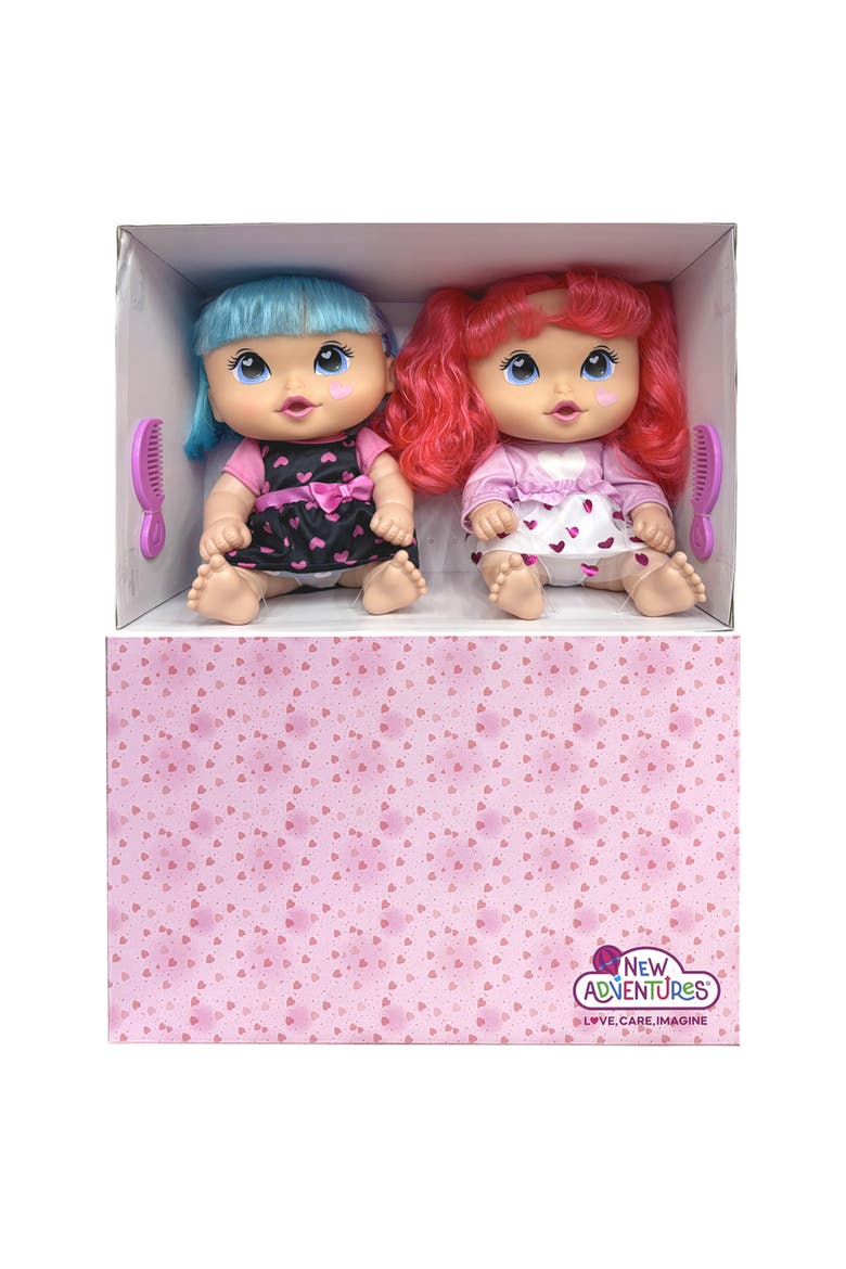 11" Yummy Hearts Dolls 2 Pack, Alternate, color, Multicolored