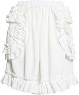 Comme des Garçons Girl Ruffle Trim Broadcloth Bloomer Shorts