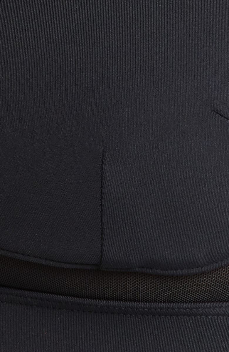 MPG Sculpt Mesh Inset Sports Bra, Alternate, color, Black