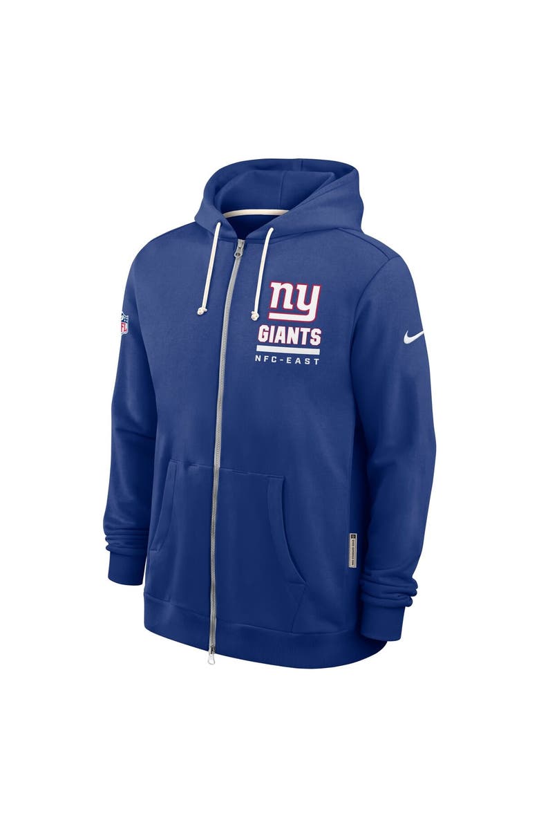 Nike Men's Nike Royal New York Giants Sideline Standard Issue Utility Player Dri-FIT Full-Zip Hoodie, Alternate, color, Royal