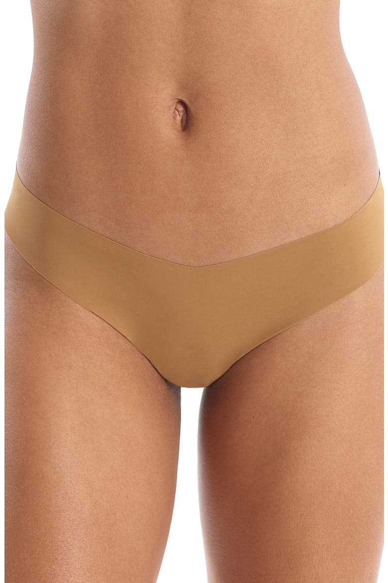 Solid Thong, Main, color, CARAMEL