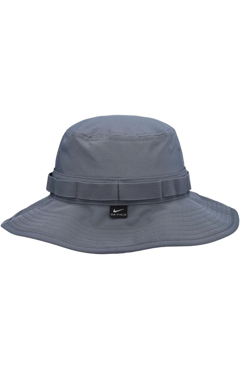 Nike Men's Nike Gray Oregon Ducks Performance Boonie Bucket Hat, Alternate, color,