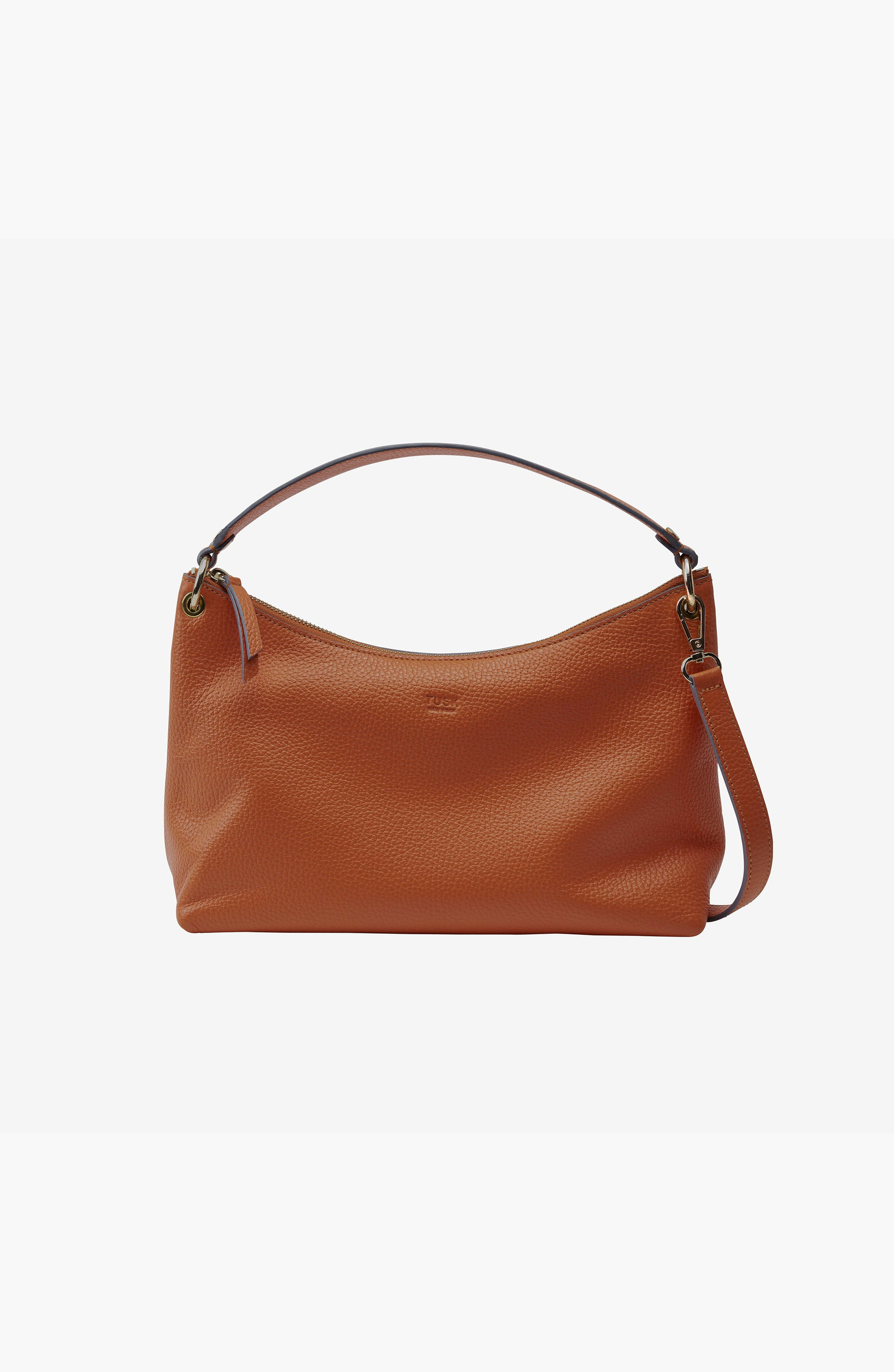 Tusk Ascot Indu Top Zip Hobo Bag, Main, color, Toast