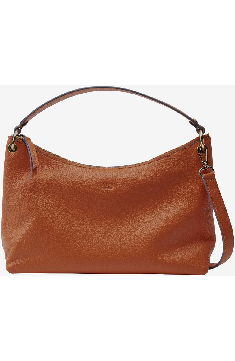 Tusk Ascot Indu Top Zip Hobo Bag, Main, color, Toast