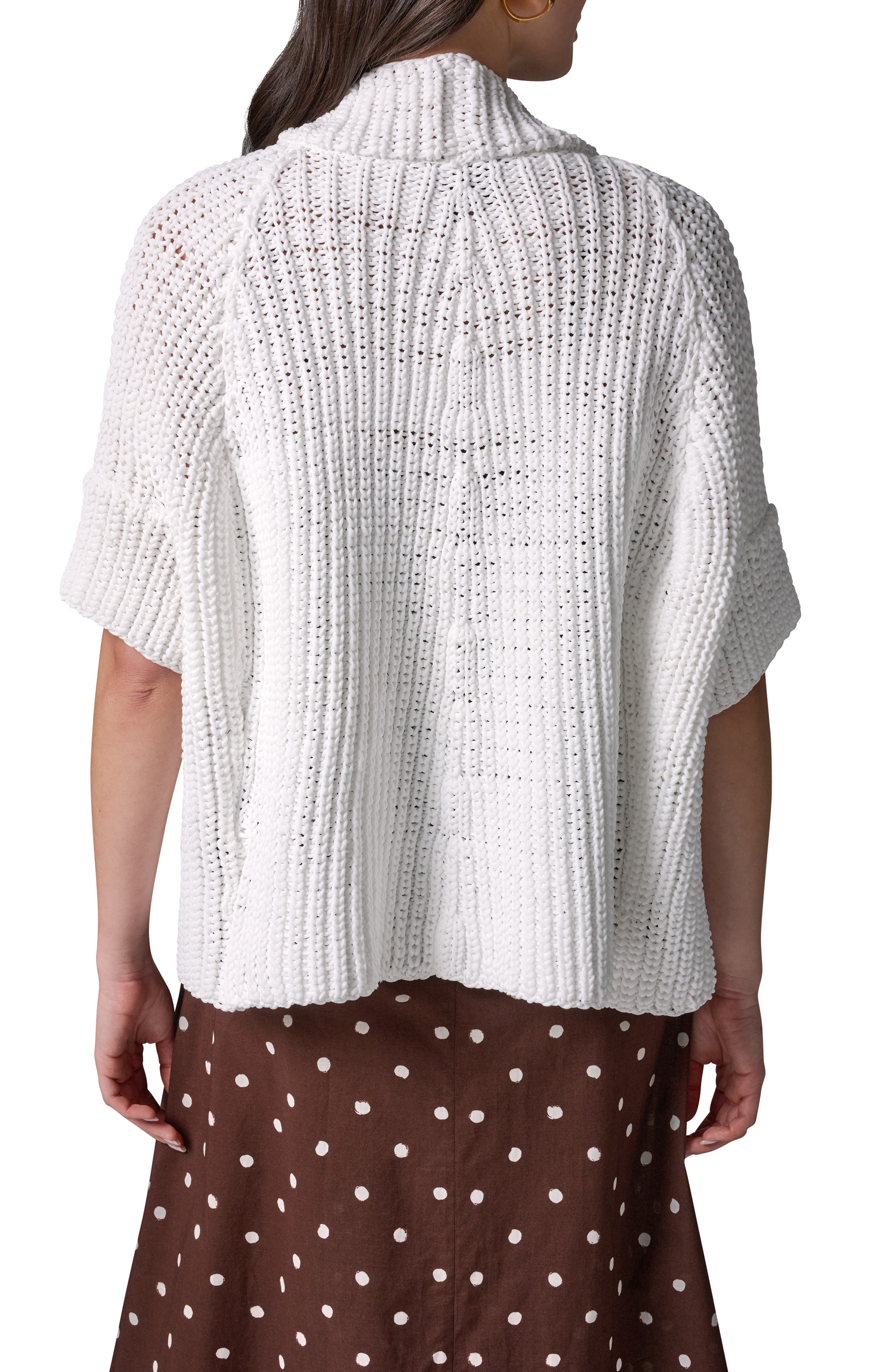 Drop Shoulder Open Front Cardigan - image 2