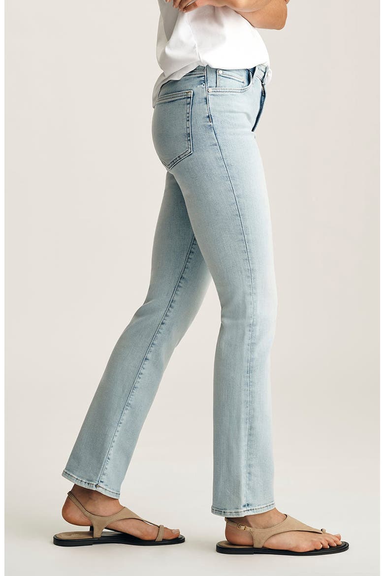 Kendra High Waist Straight Leg Jeans, Alternate, color, ICE BRUSHED TRIBECA