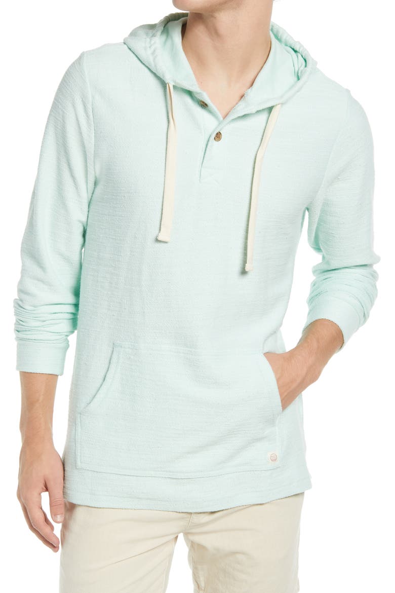 Men's Clayton Classic Fit Beach Hoodie, Main, color, FAIR AQUA