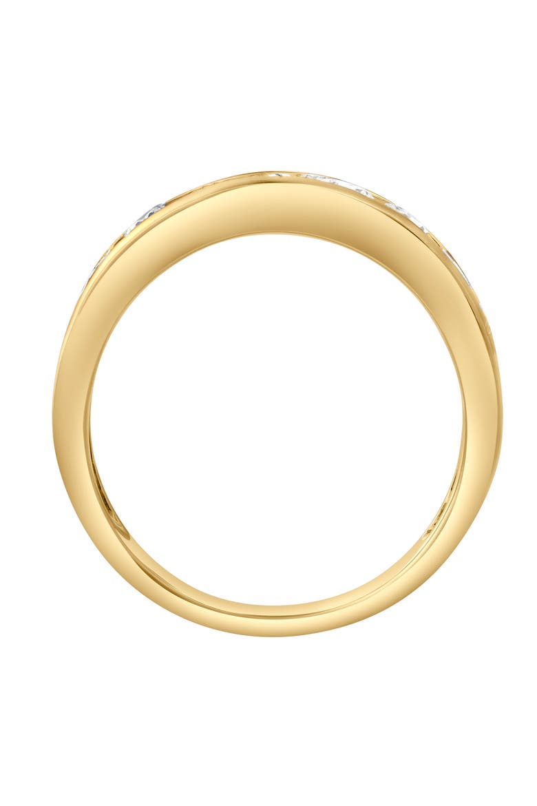 Eterna 1.00 Cts Natural Diamond Band 14K Gold Ring, Alternate, color, 14K Yellow Gold