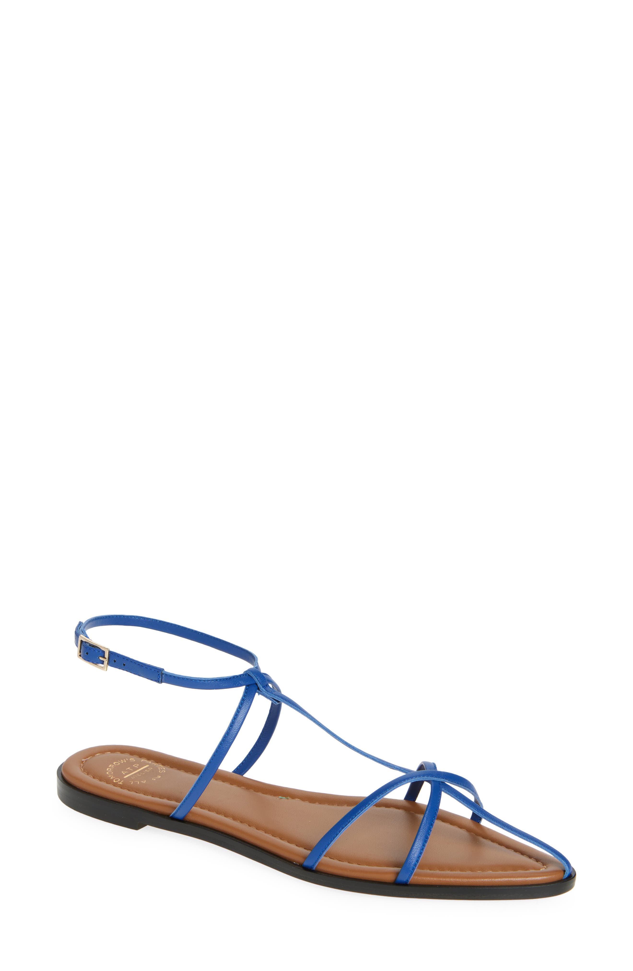 ATP ATELIER Griante Oltremare Ankle Strap Sandal