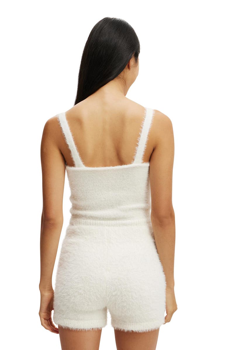 COTTON ON BODY Fluffy Knitted Cami, Alternate, color, Coconut Milk Fluffy