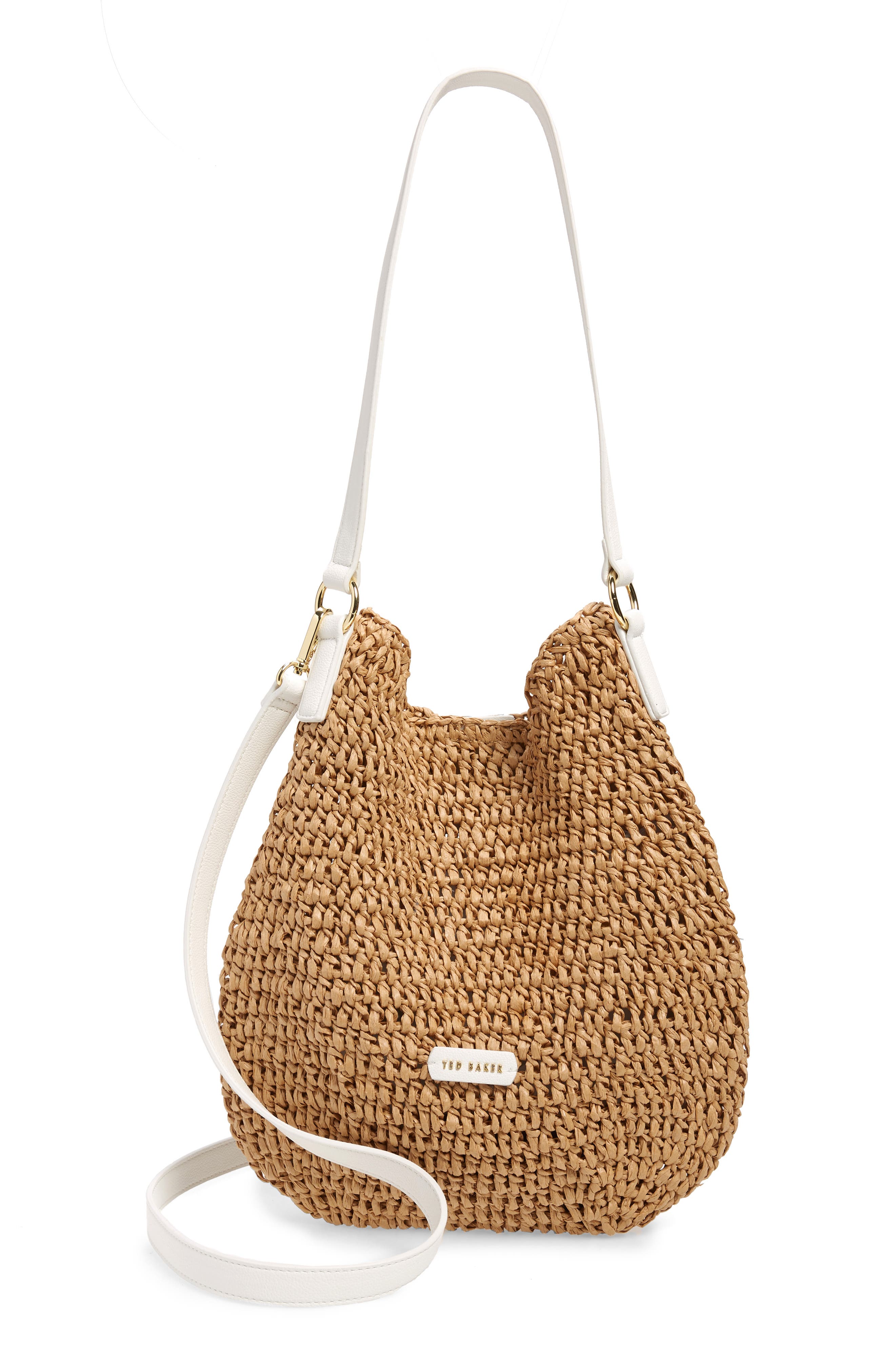 Ted Baker London Kethrin Crochet Hobo Bag, Main, color, 