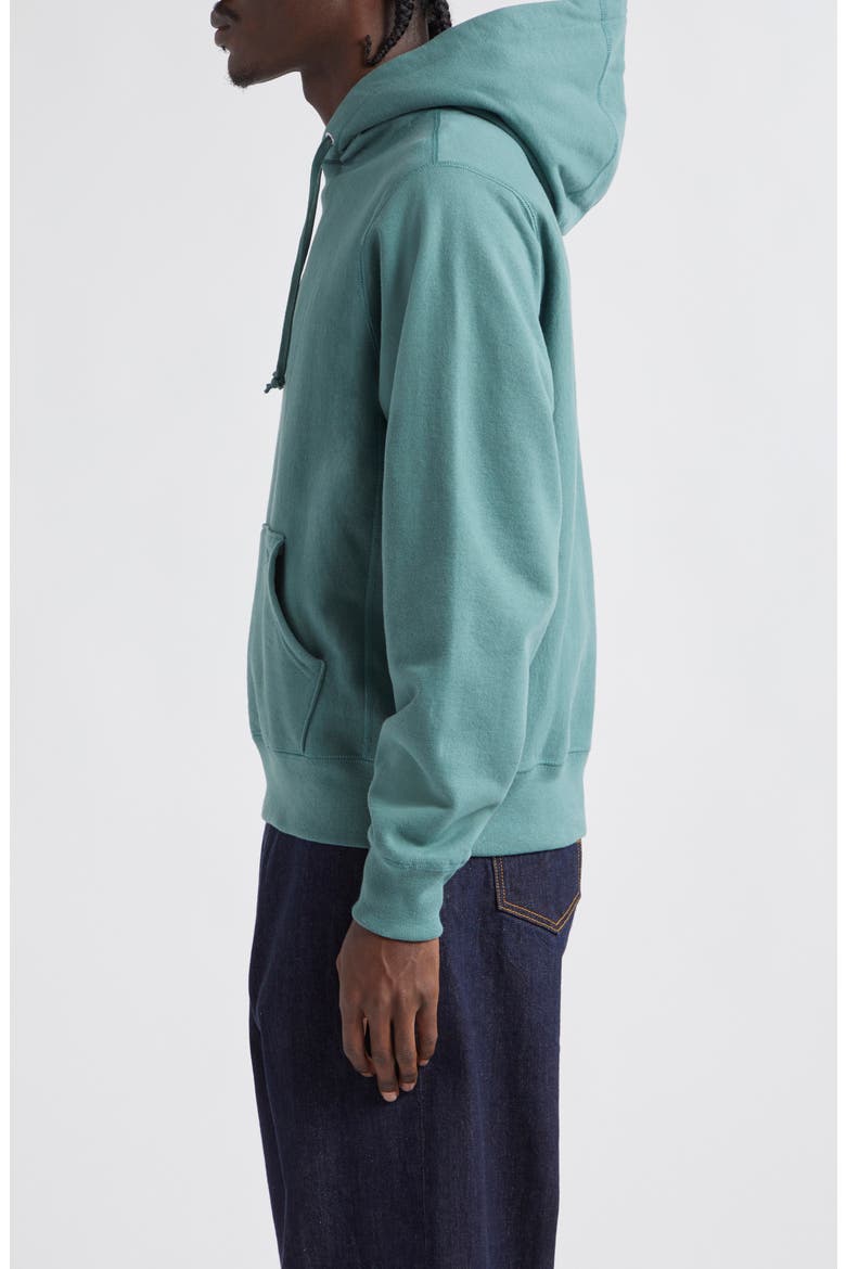 Classic Cotton Fleece Hoodie, Alternate, color, JUNGLE GREEN