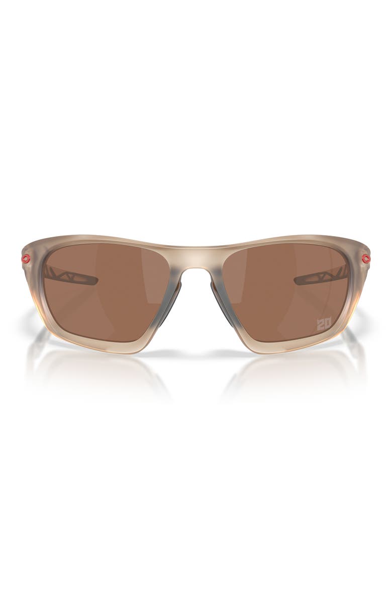 Lateralis 60mm Rectangle Sunglasses, Main, color, MATTE SEPIA / PRIZM TUNGSTEN