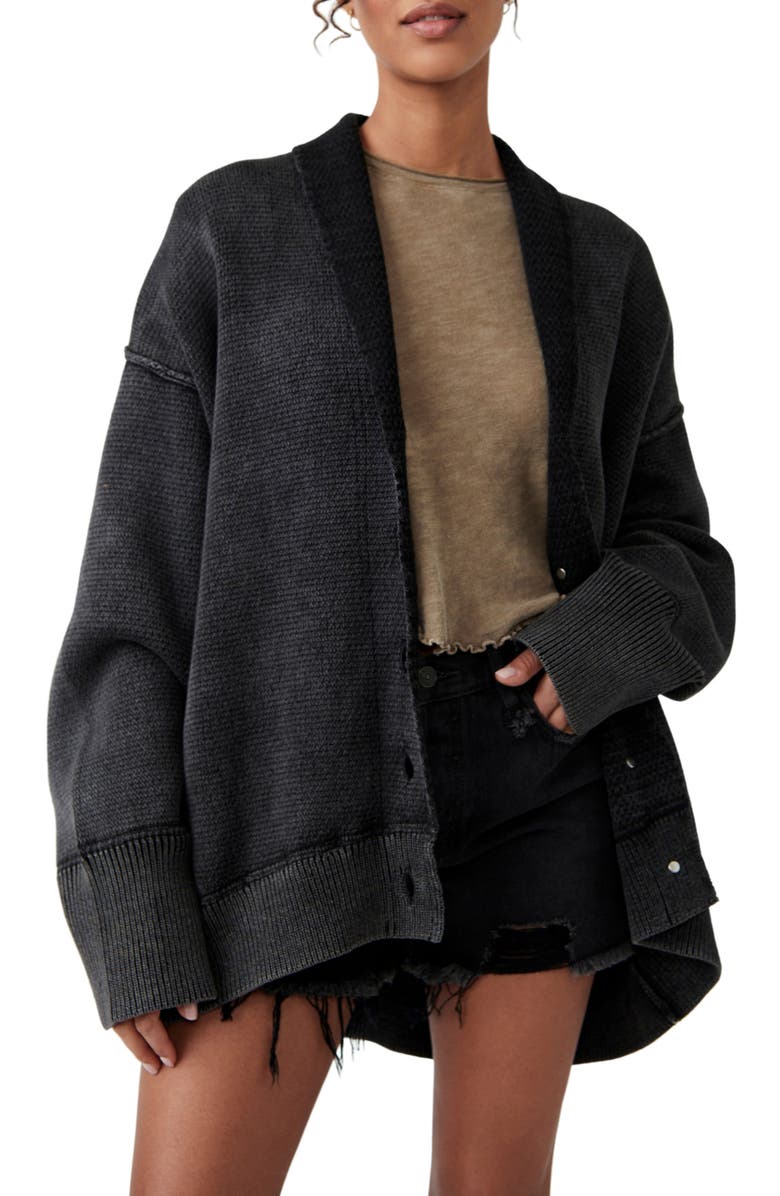 Free People Chamomile Oversize Cardigan, Main, color, 