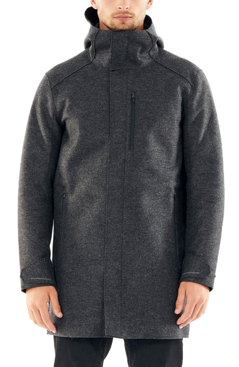 Icebreaker Ainsworth Water Resistant Merino Wool Jacket, Main, color, 