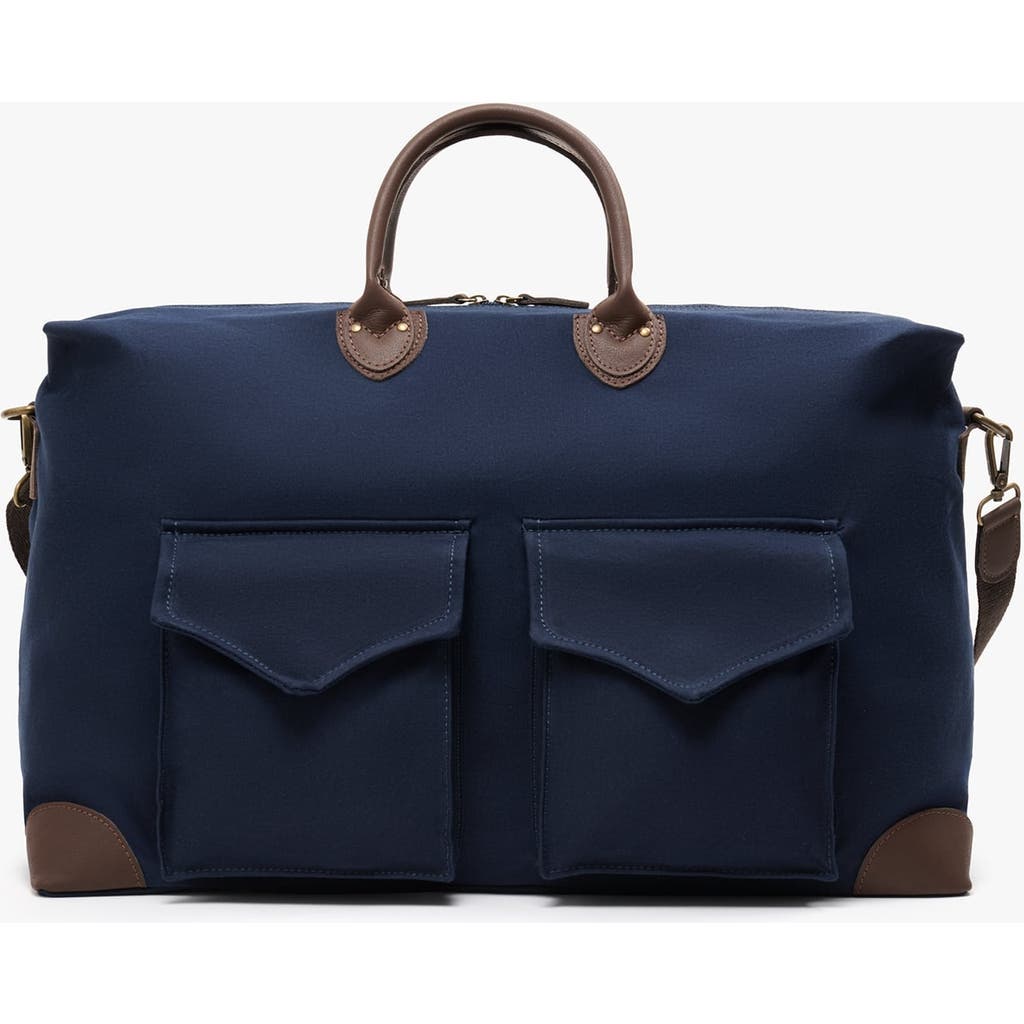 My Style Bags Harvard Duffel Bag Safari in Dark Blue at Nordstrom, Size Large