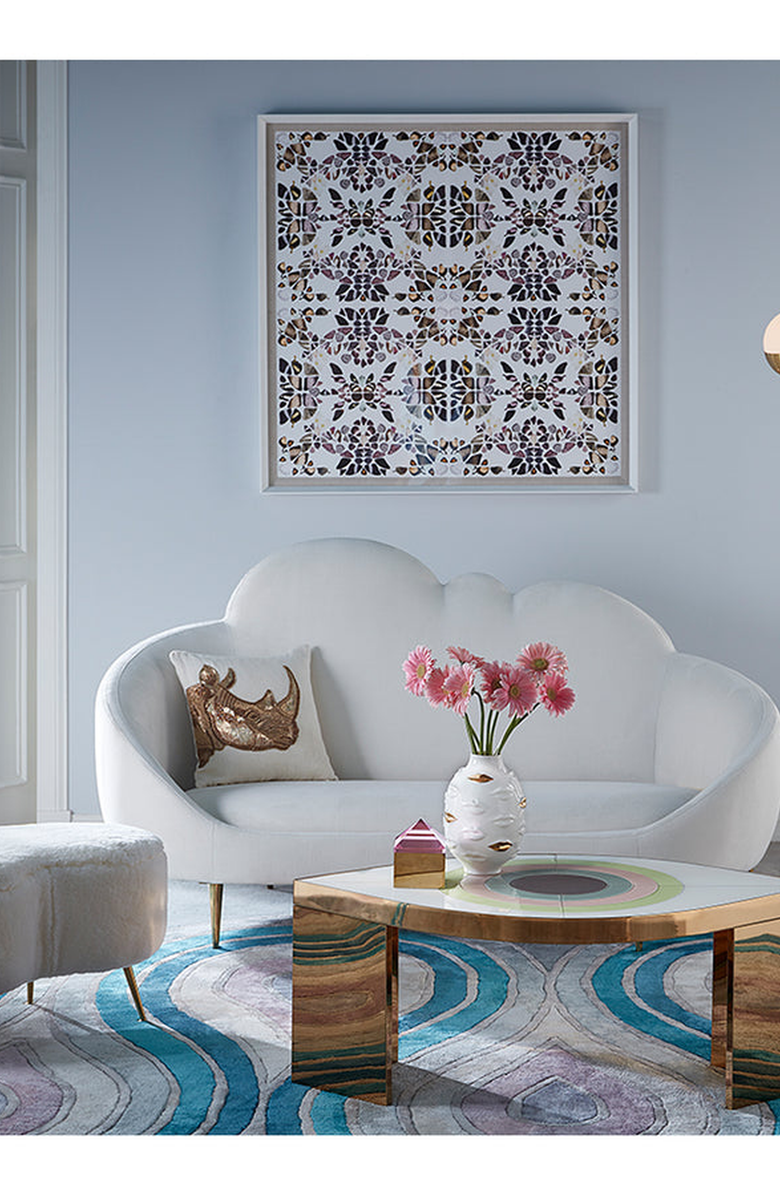 Jonathan Adler Gilded Gala Round Vase, Alternate, color, 