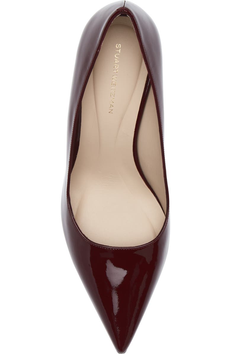 Stuart Weitzman Stuart Supersculpt 75 Pump, Alternate, color, Rosewood Patent