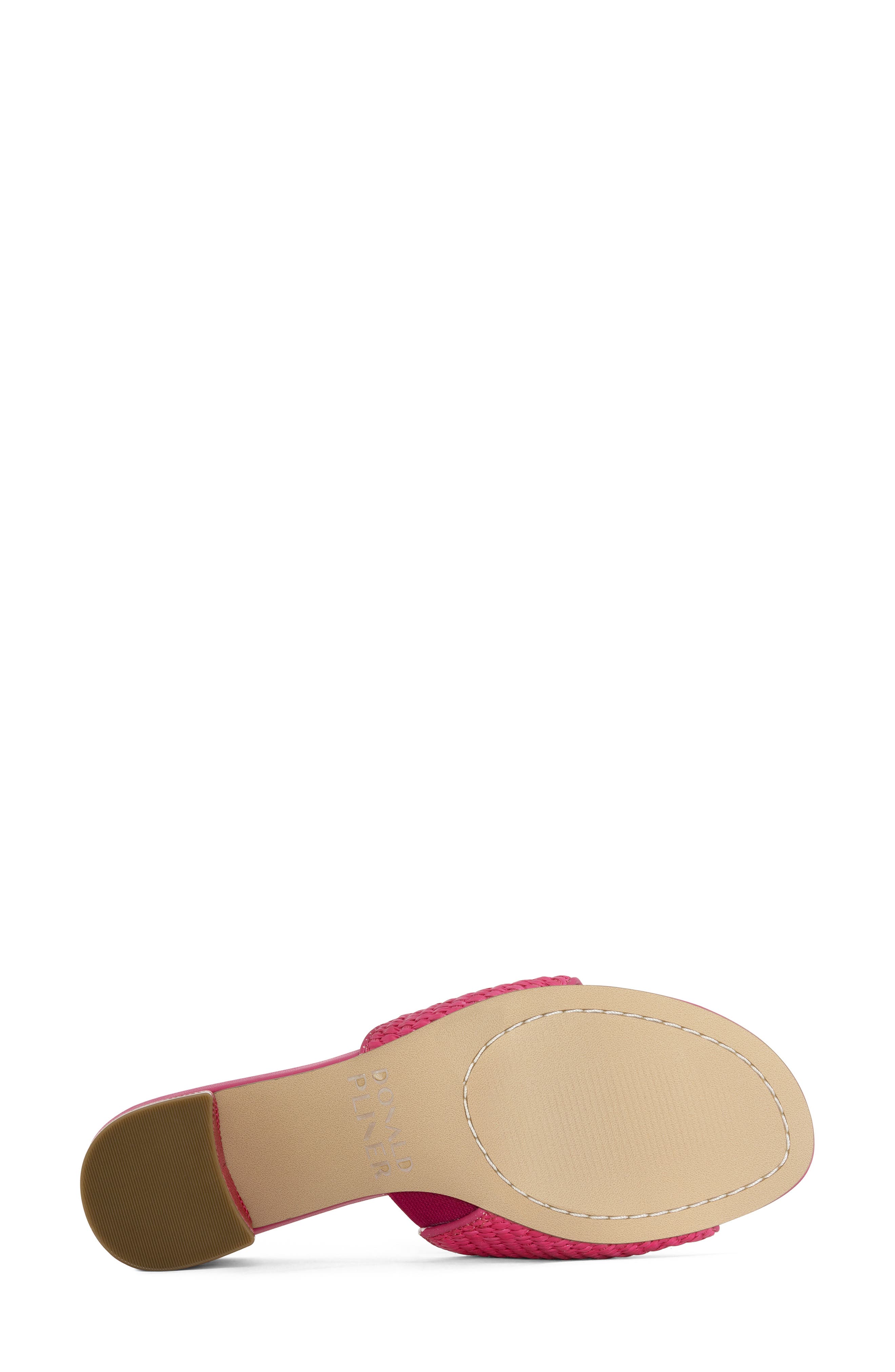 Donald Pliner Naia Embossed Slide Sandal, Alternate, color, Magenta