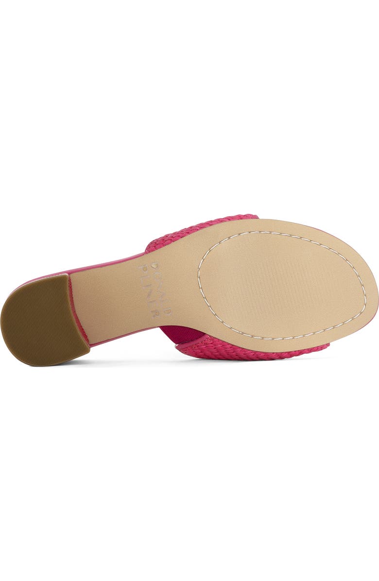 Donald Pliner Naia Embossed Slide Sandal, Alternate, color, Magenta