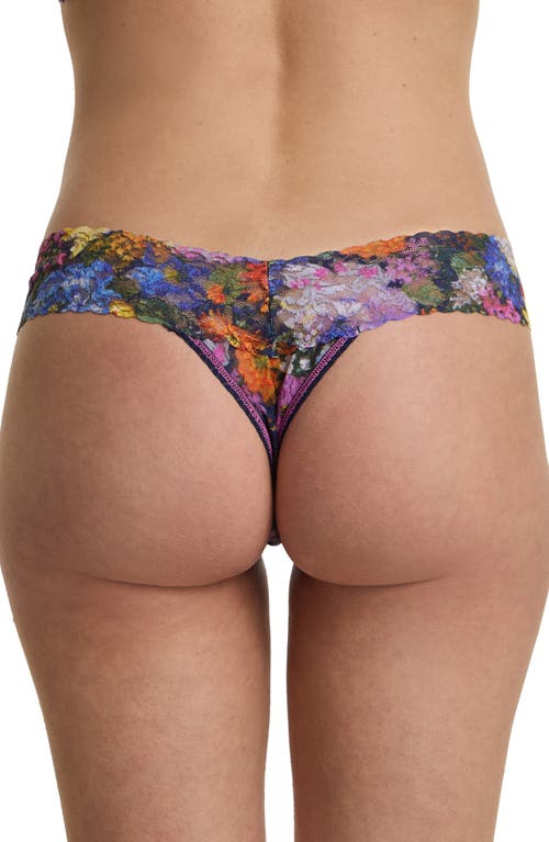 Hanky Panky Print Low Rise Thong In Multi