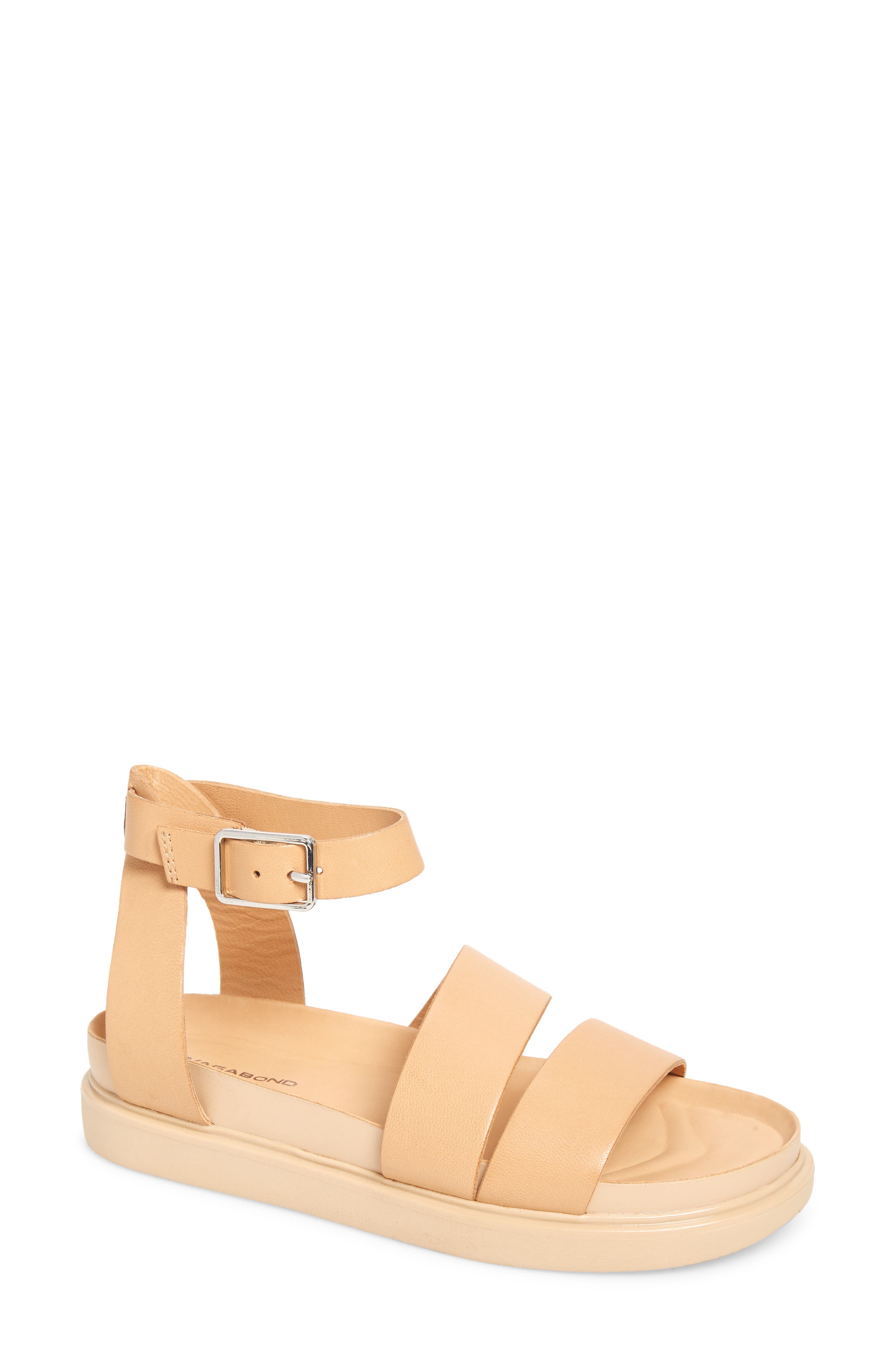 Erin Slingback Sandal, Main, color, BEIGE LEATHER