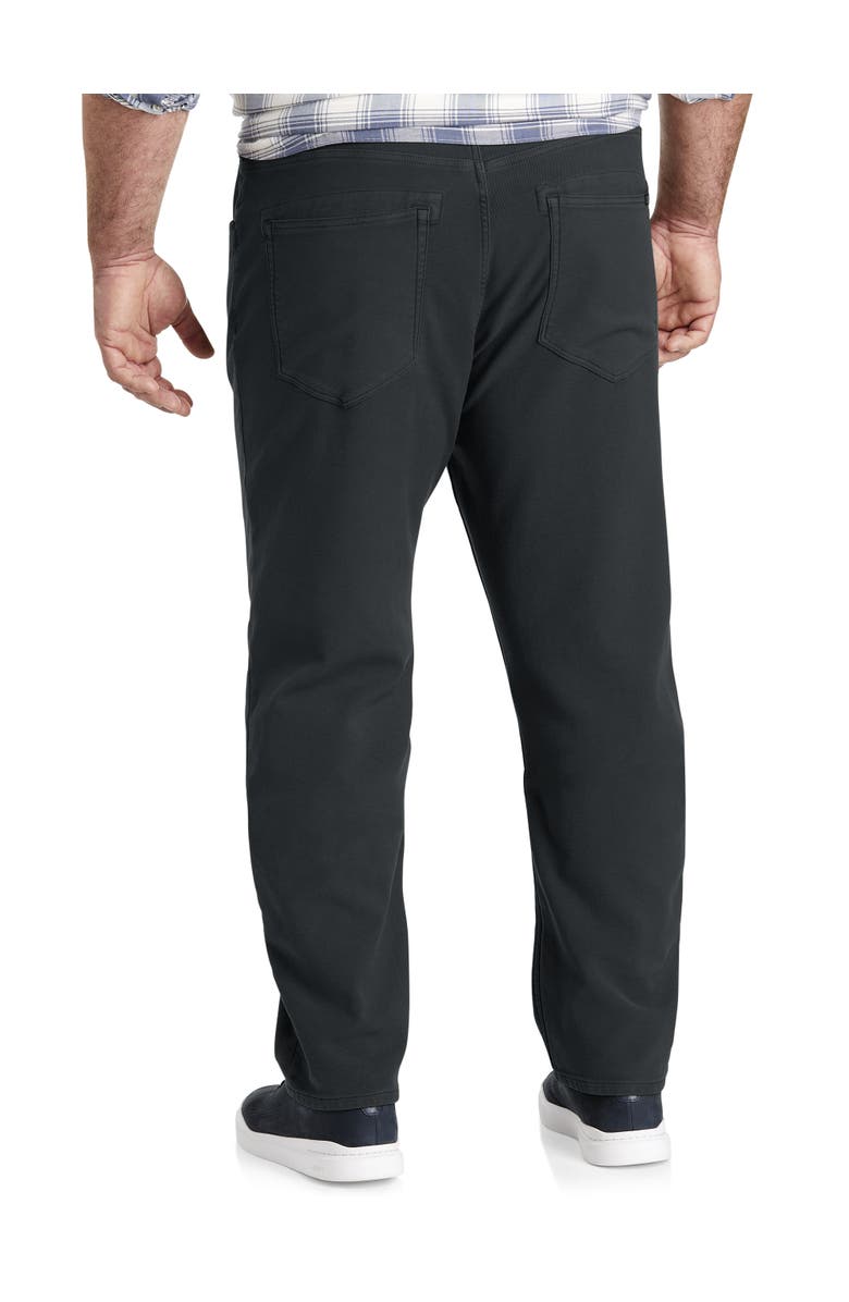 Faherty Big & Tall Stretch Terry 5-Pocket Pants, Alternate, color, Onyx Black